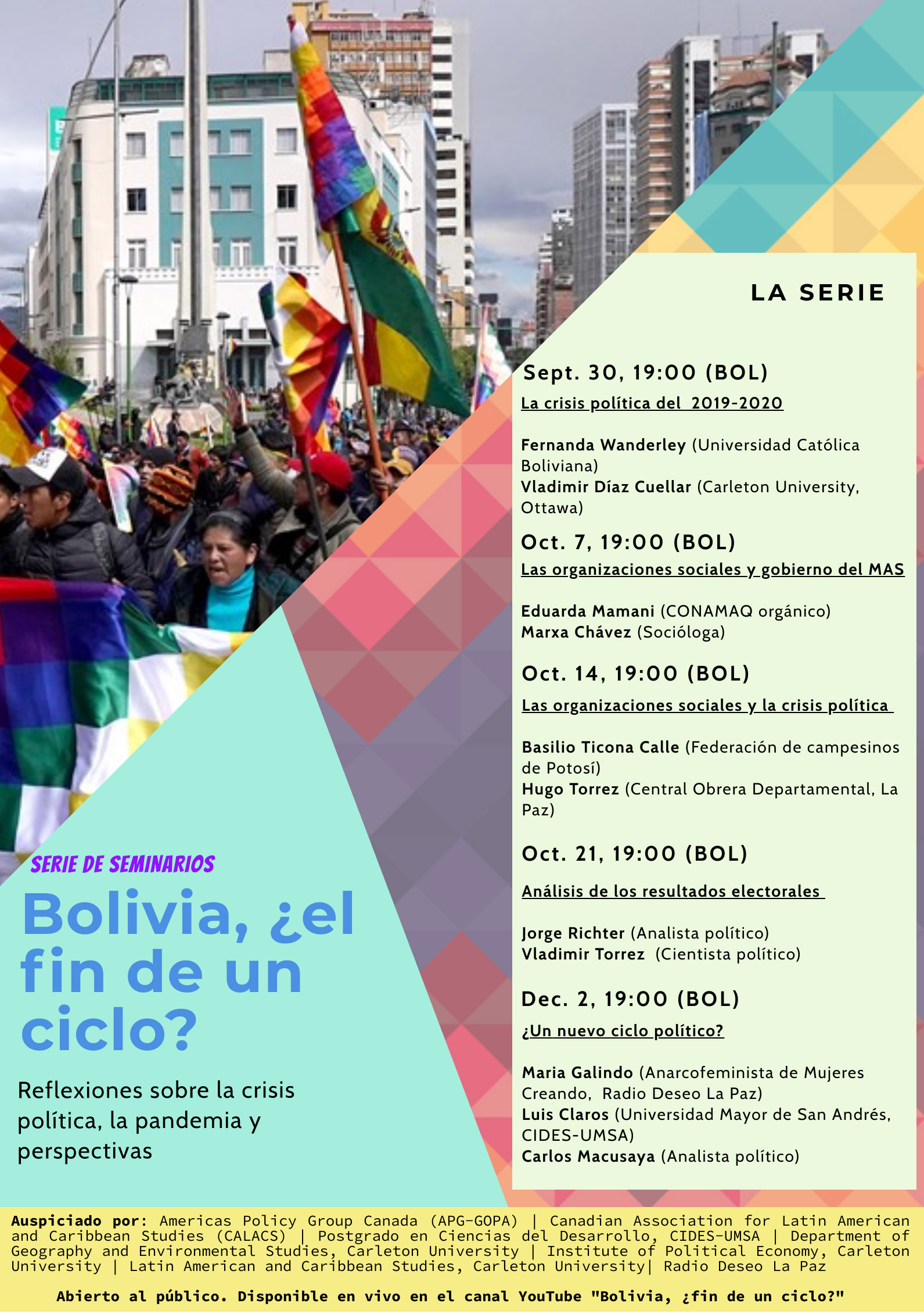 Afiche Bolivia fin de un ciclo web art