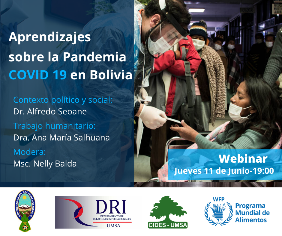 WEBINAR: Aprendizajes durante la Pandemia COVID 19 en Bolivia